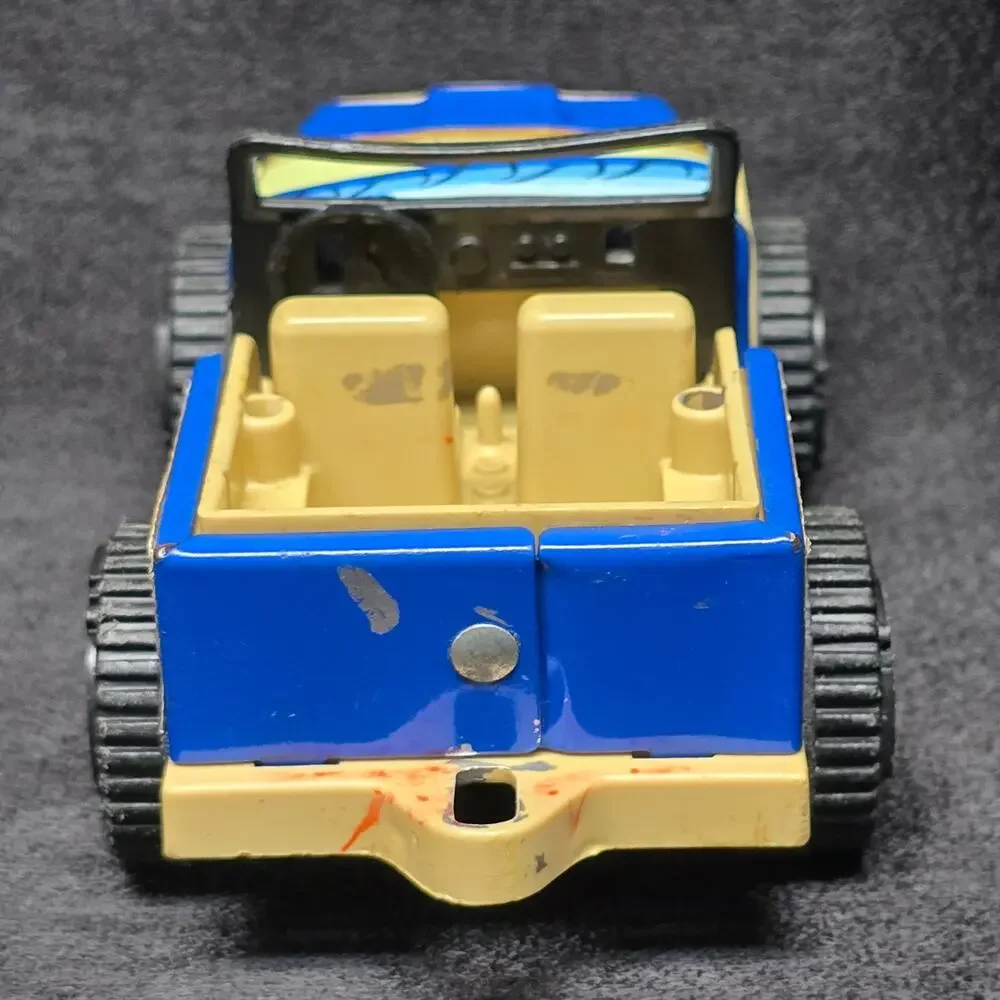 Vintage 1979 Tonka Jeep 812892 Blue Beach Waves Cruiser Car Vehicle